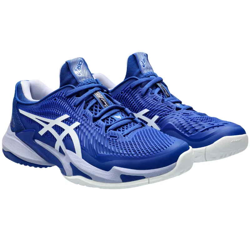 Asics Court FF 3 Novak Mens Tennis Shoes - Blue/Fresh Air