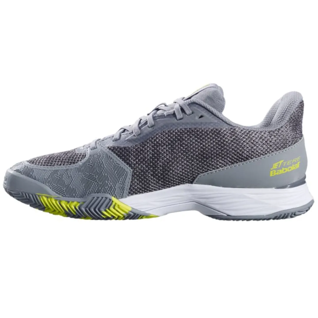 Babolat Jet Tere Clay Men Tennis Shoes - Grey/Aero