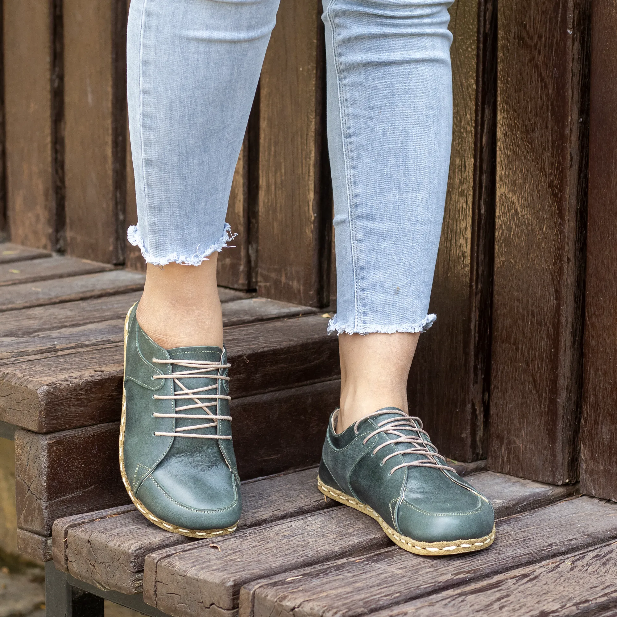 Barefoot Sneaker Toledo Green for Women