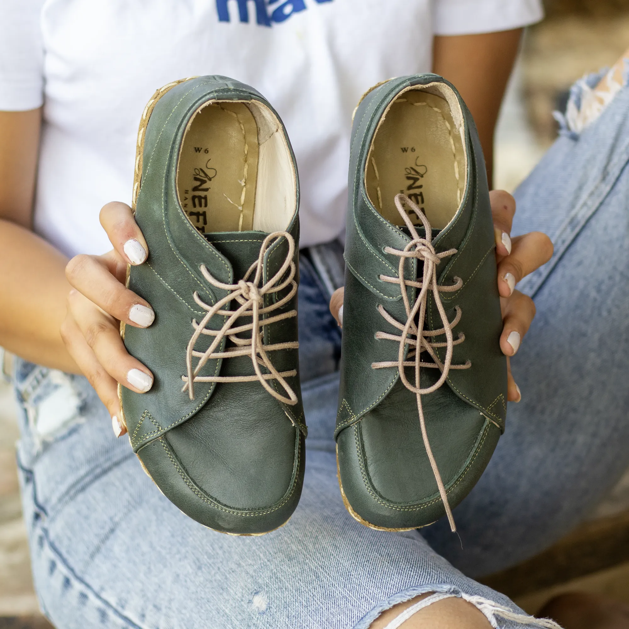 Barefoot Sneaker Toledo Green for Women