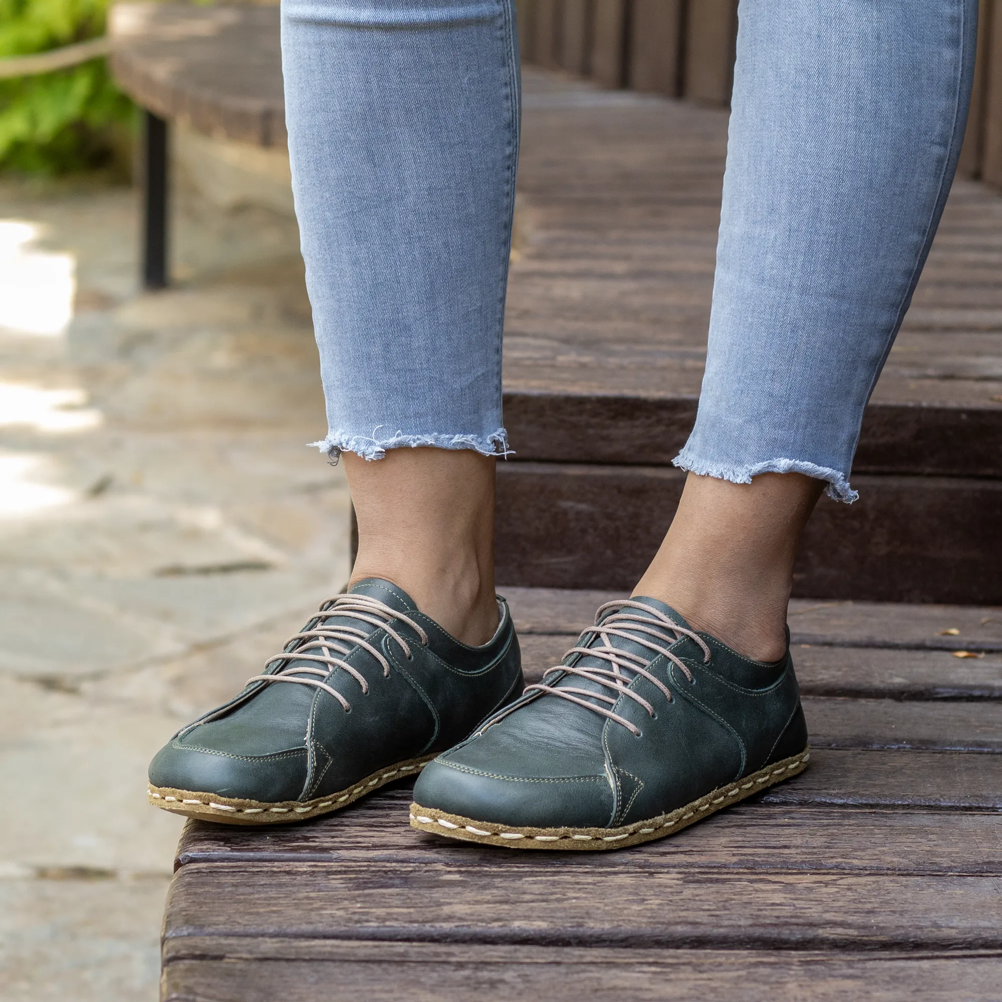 Barefoot Sneaker Toledo Green for Women