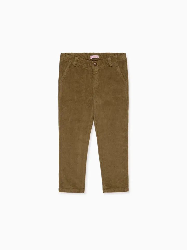 Biscuit Reinaldo Corduroy Boy Trousers