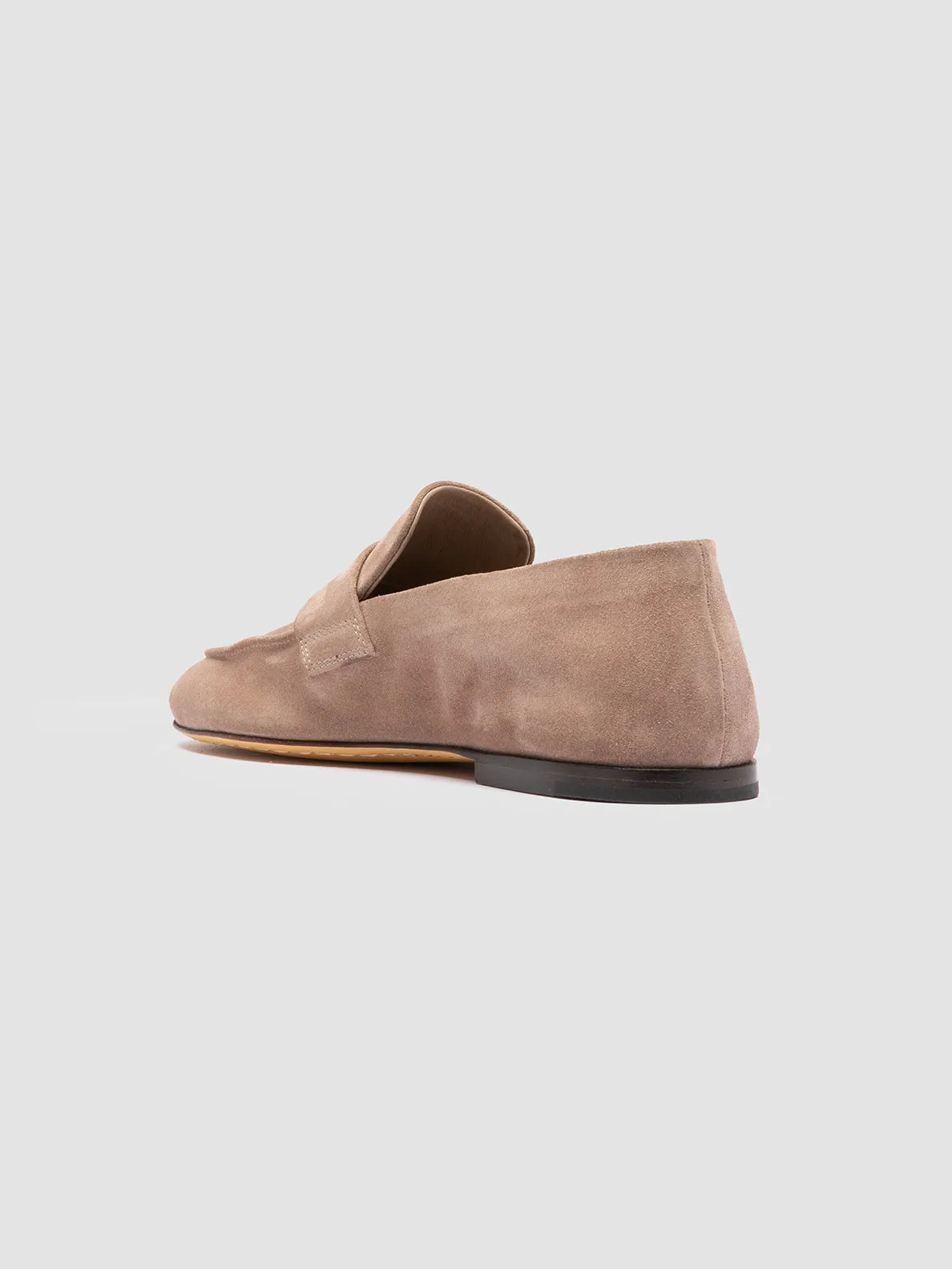 BLAIR 005 - Taupe Suede Loafers