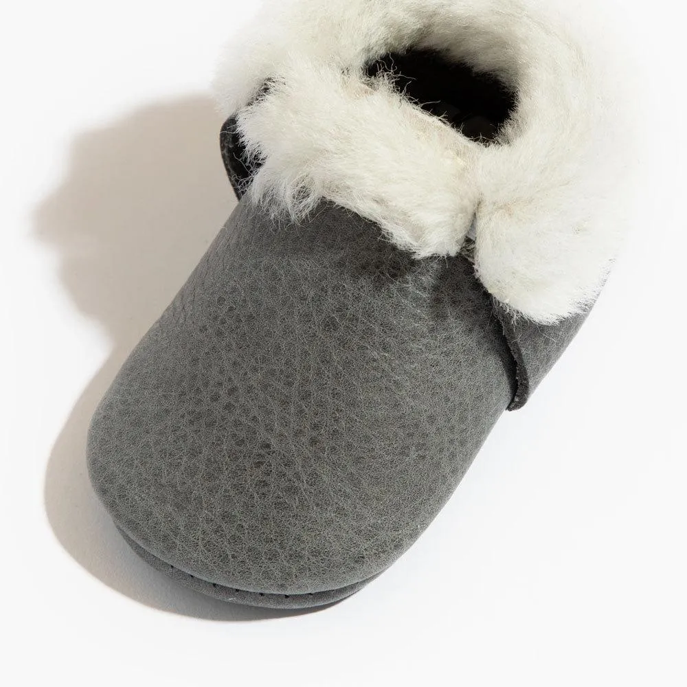 Blue Spruce Shearling Baby Shoe