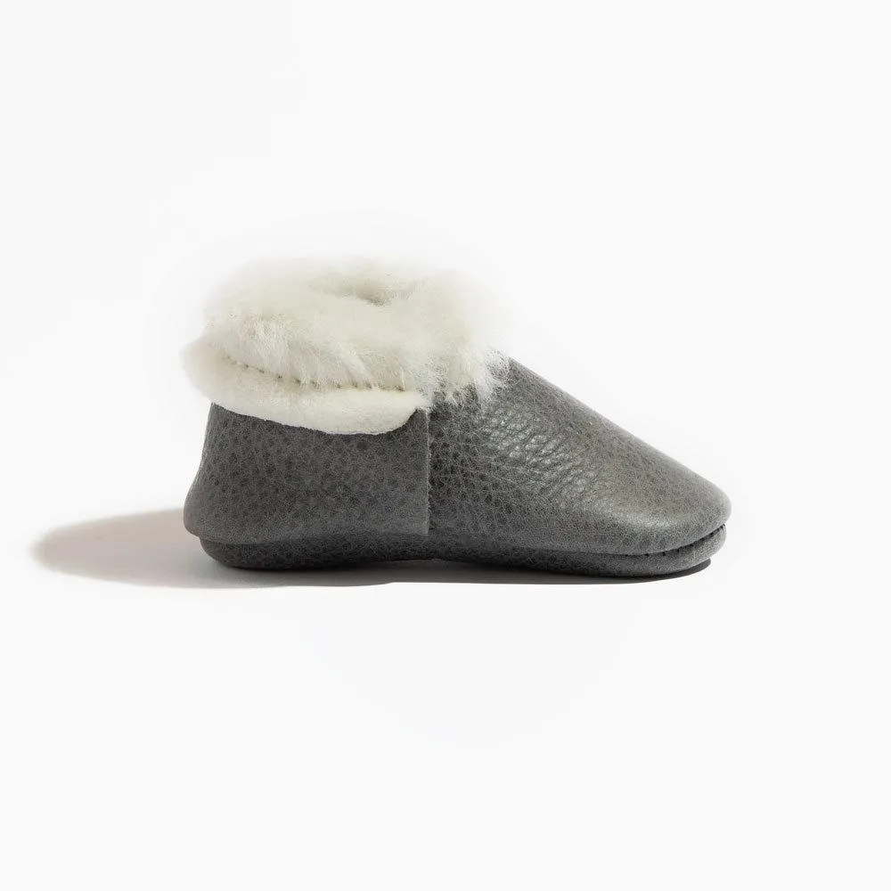 Blue Spruce Shearling Baby Shoe