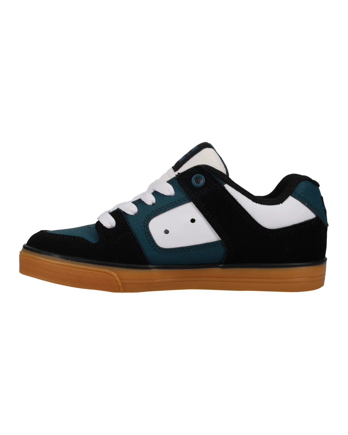 Boys Pure Shoes in Black, White & Emerald