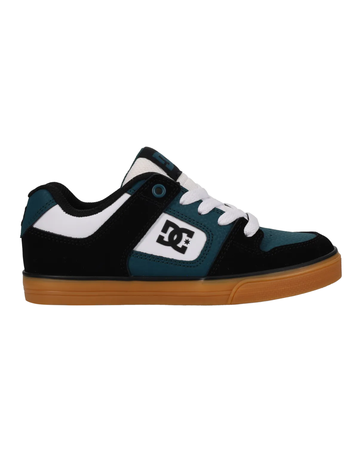 Boys Pure Shoes in Black, White & Emerald