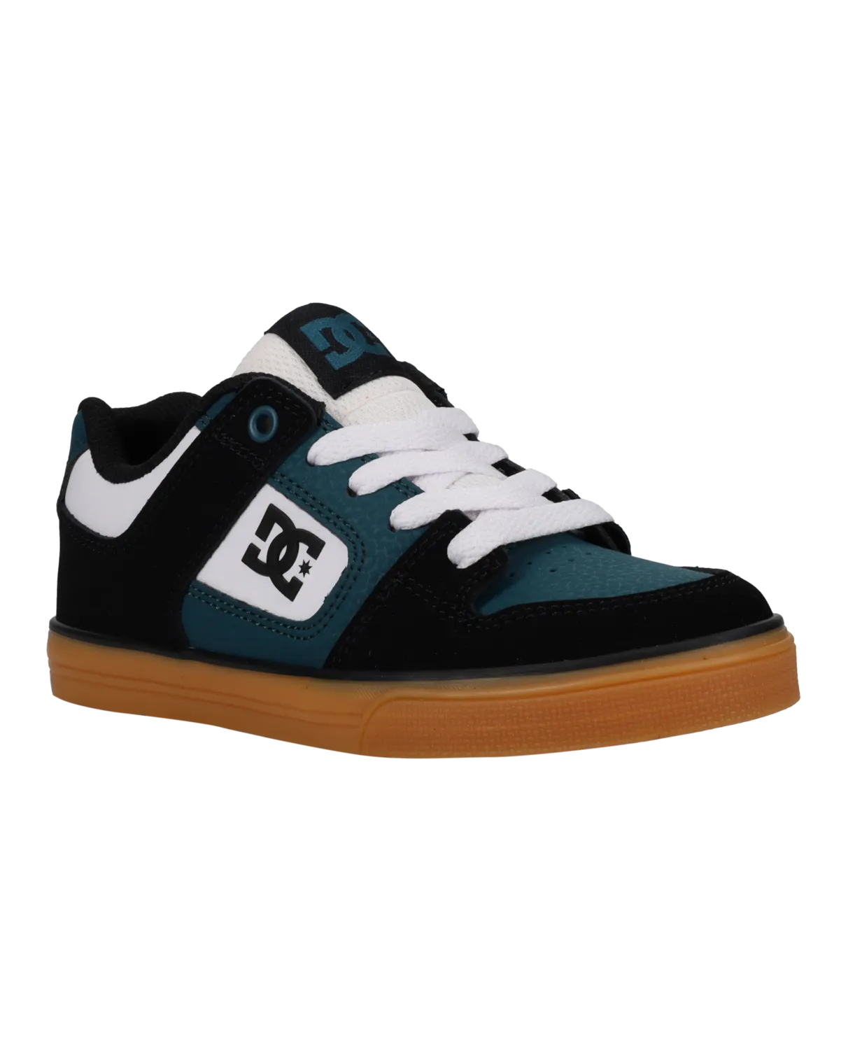 Boys Pure Shoes in Black, White & Emerald