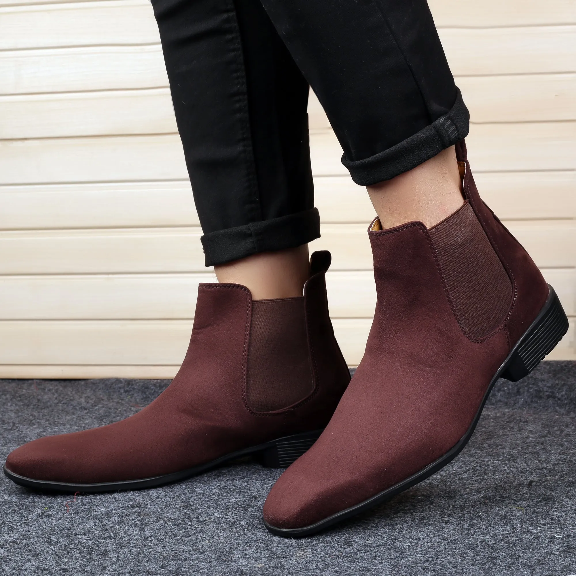 Bxxy's Men's Party Wear Casual Chelsea Boots