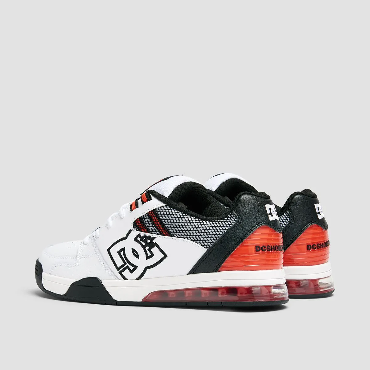 DC Versatile Shoes - White/Black/Red