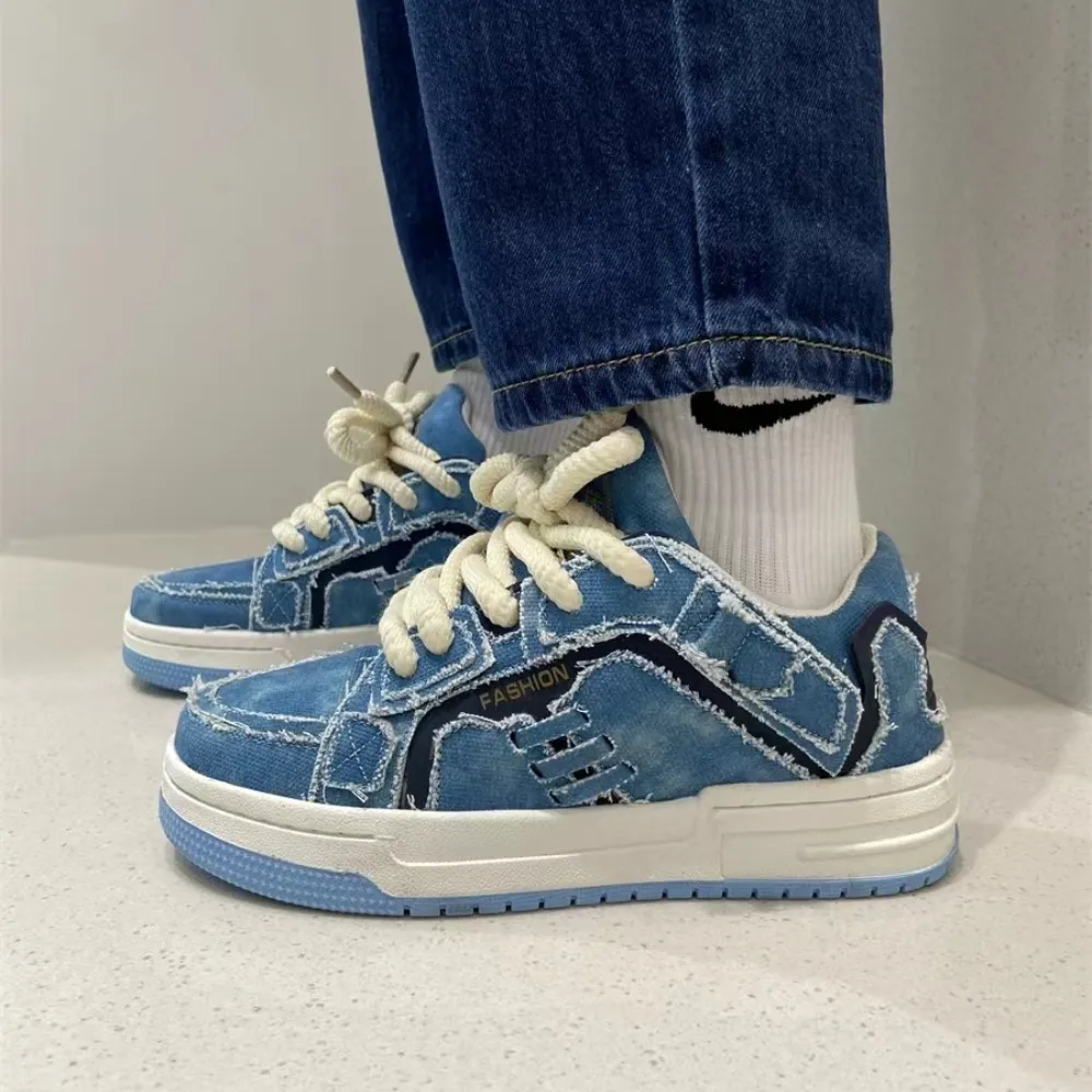 “Denim canvas” Shoes