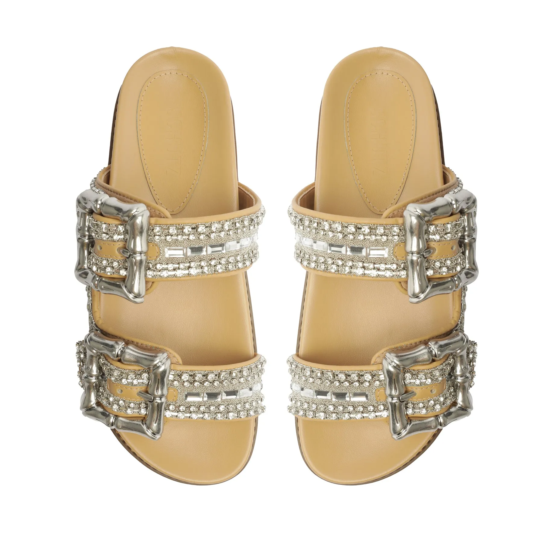 Enola Shine Sporty Leather Sandal