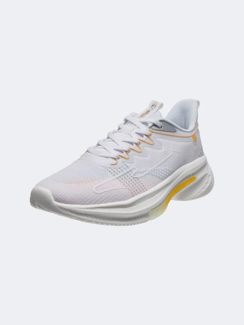 Erke Cushioning Men Running Shoes White