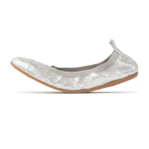 Febe - Metallic Silver Ballet Flat