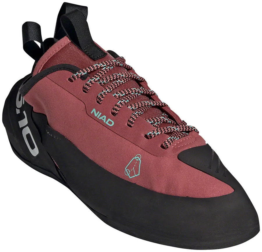 Five Ten Niad Lace Climbing Shoe - Men's, Core Black/Crew Red/Acid Mint