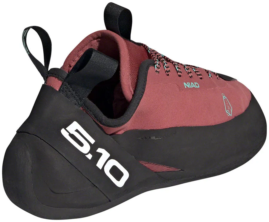 Five Ten Niad Lace Climbing Shoe - Men's, Core Black/Crew Red/Acid Mint