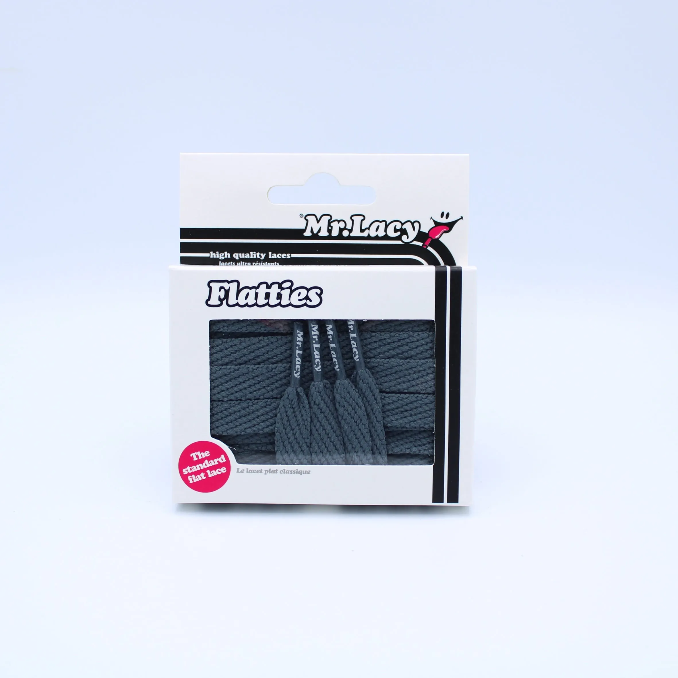 Flatties Shoelaces · Dark Grey