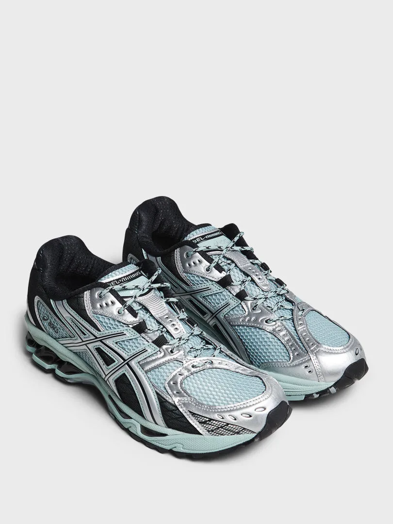 Gel Nimbus 10.1 Sneakers in Ocean Haze and Pure Silver