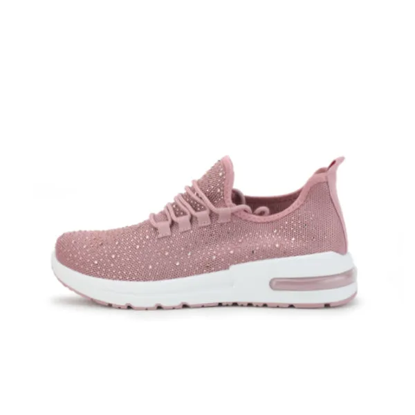 GIRLS' PINK GLOW RUNNERS