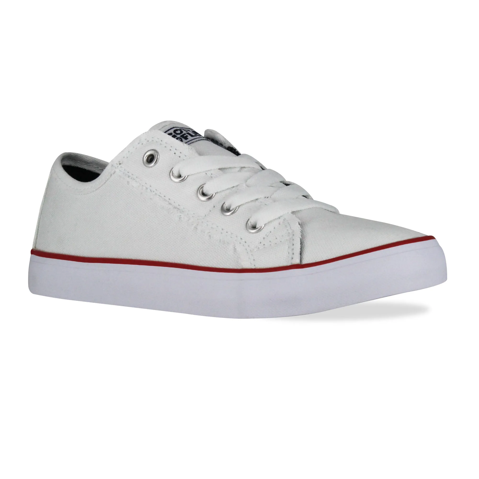 Gotta Flurt Women's Classic II White Canvas Low-Top Casual Sneaker