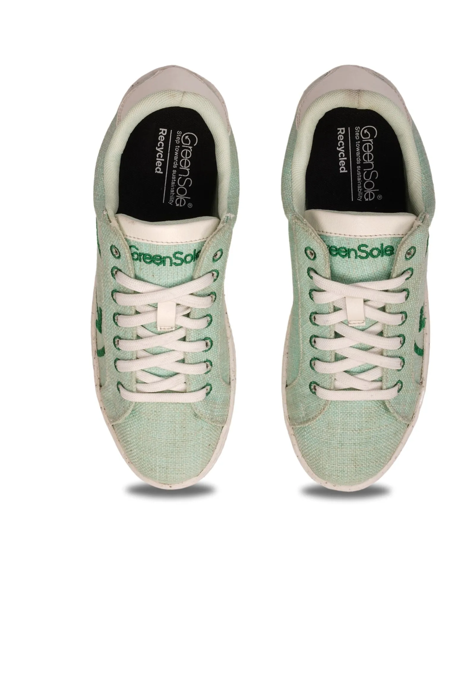 GREENSOLE MARITIME MINT WOMENS SNEAKER LACE UP