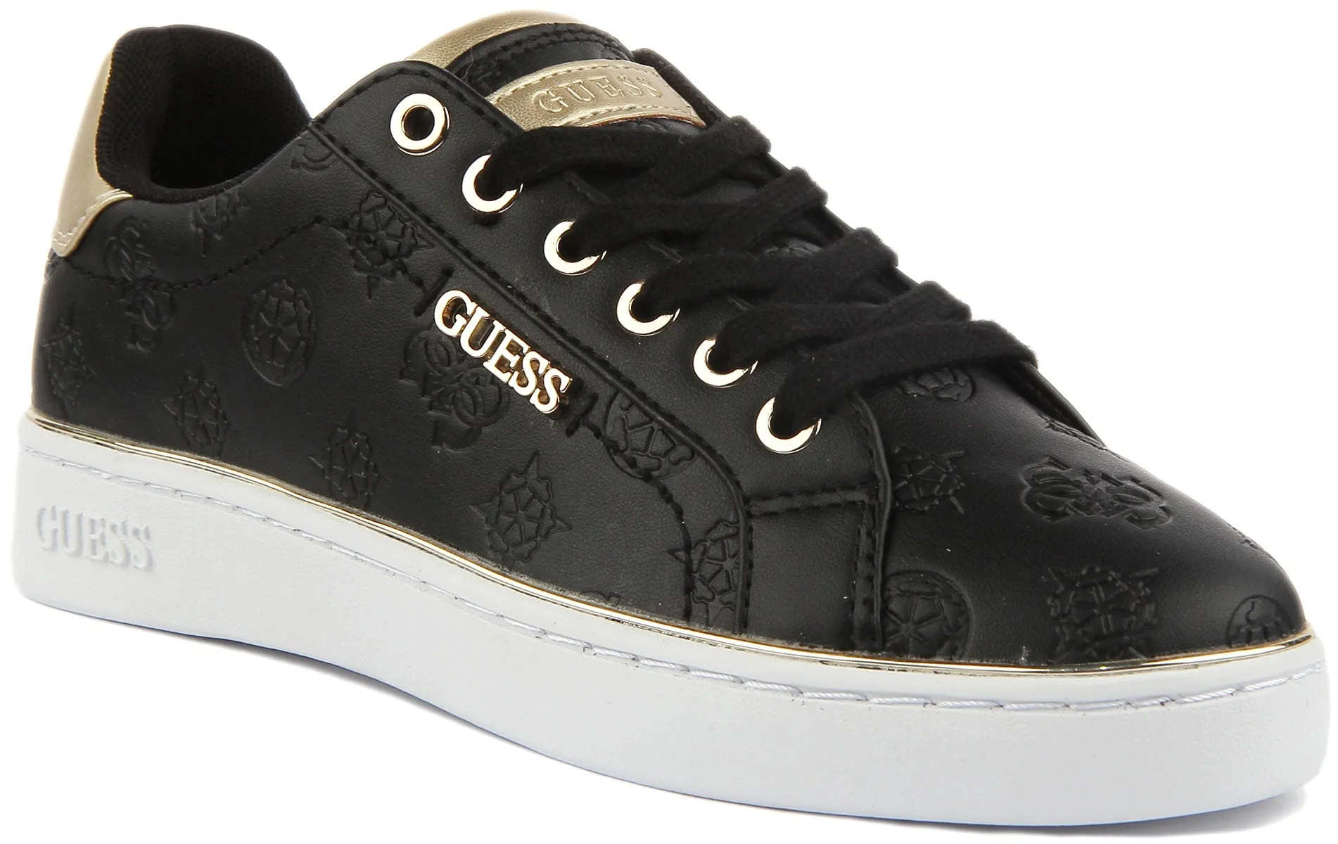 Guess Beckie Trainers In Black For Women