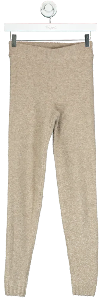 H&M Beige Knit Leggings UK XS