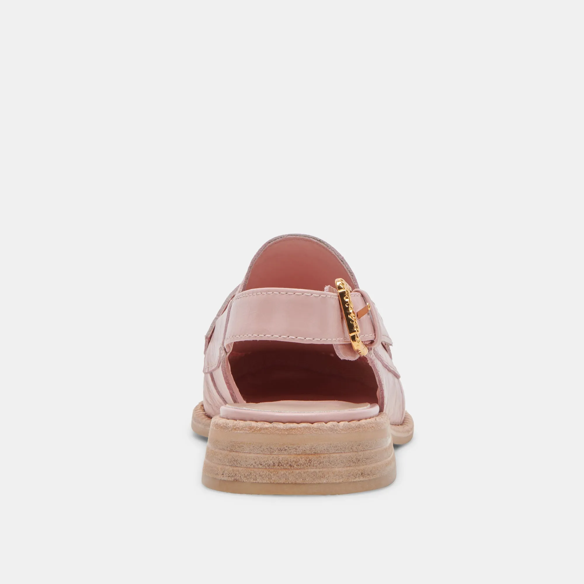 HARDI LOAFERS PINK CRINKLE PATENT