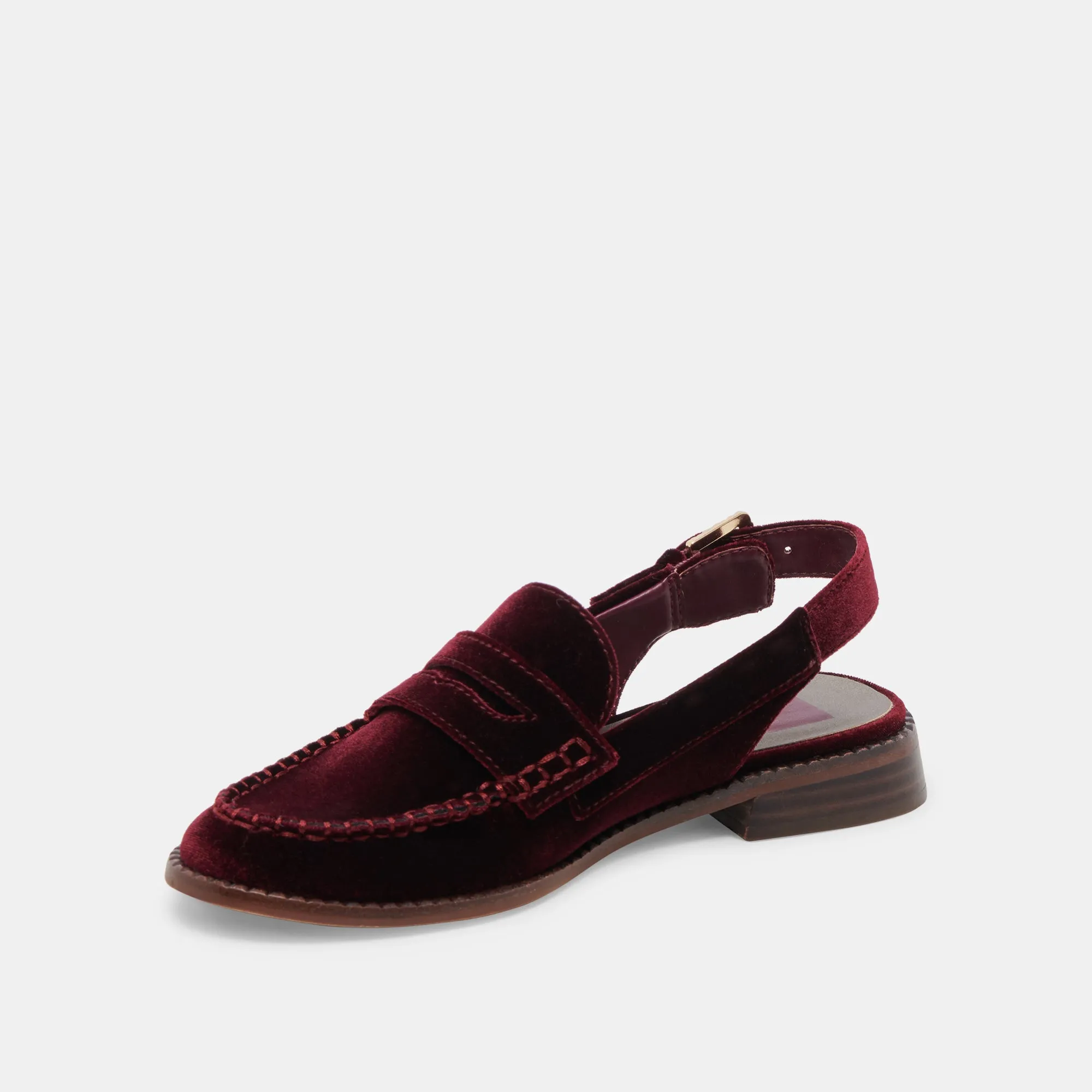 HARDI LOAFERS WINE VELVET