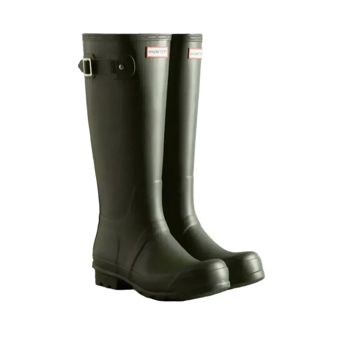 Hunter Men's Original Tall Wellington Boots - Dark Olive