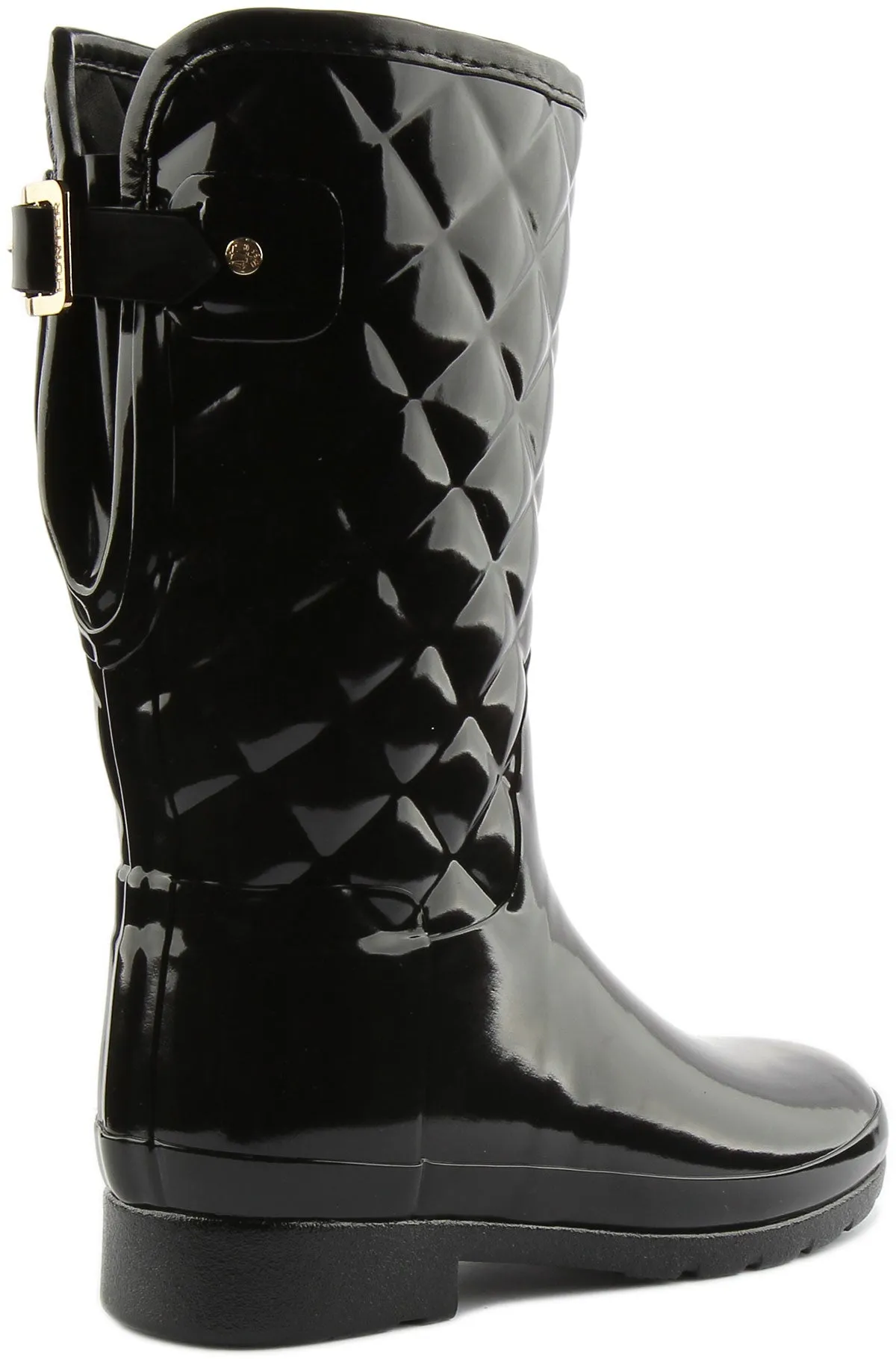 Hunter Refined Gloss Quilted In Black For Women