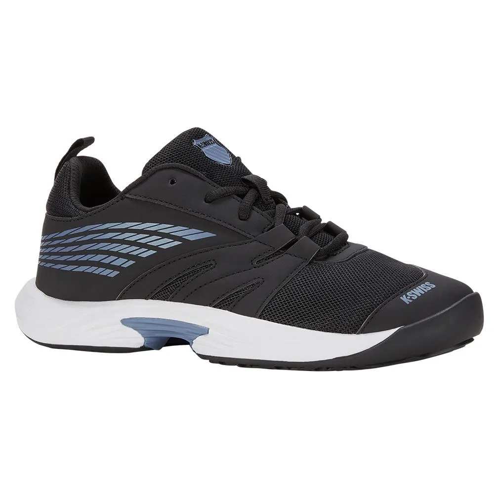 Junior`s SpeedTrac Tennis Shoes Black and White