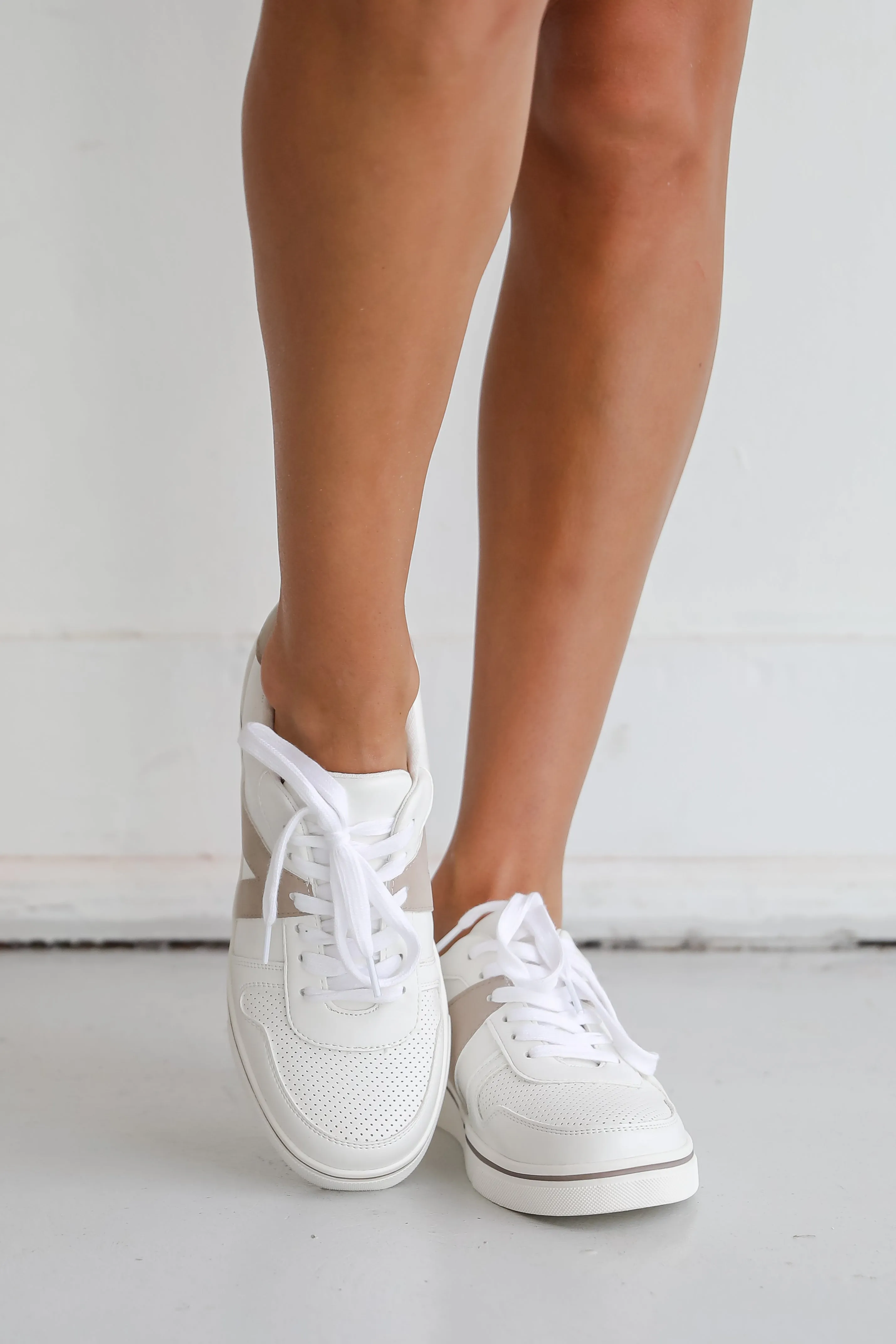 Keep Track White Sneakers