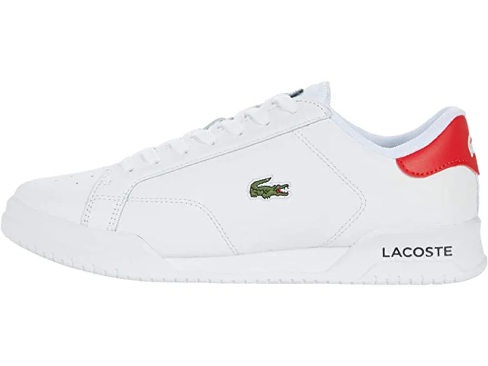 LACOSTE Twin Serve 0721 1 Men | White/Navy/Red (7-41SMA0083407)