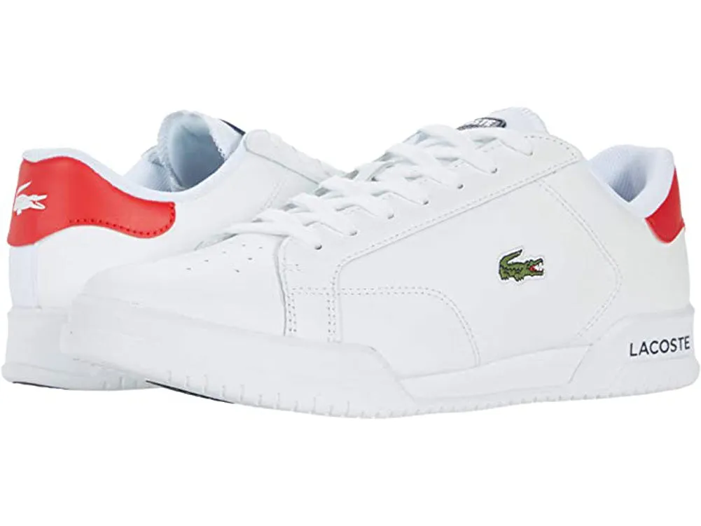 LACOSTE Twin Serve 0721 1 Men | White/Navy/Red (7-41SMA0083407)