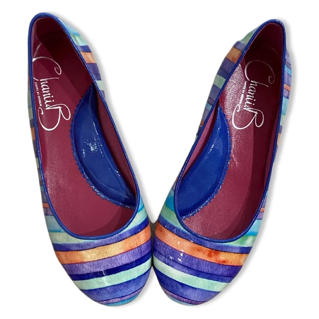 Lumiere - Blue Stripe- LAST PAIRS 36 & 39!