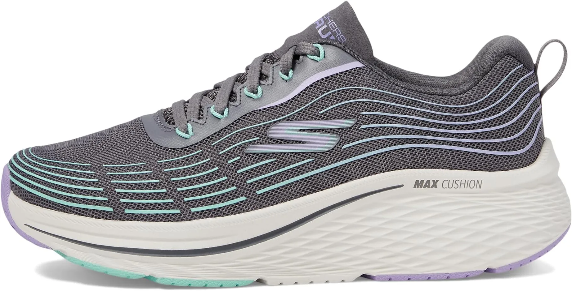 Max Cushioning Elite 2.0 SKECHERS, Charcoal/Lavender