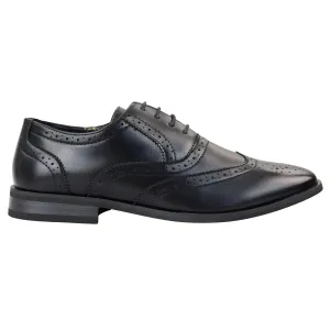 Men's Black Oxfords Shoes Brogues Derbys Formal Dress Shoe