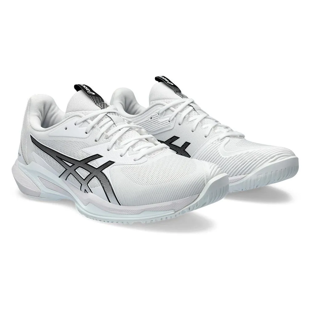 Men's Solution Speed FF 3 Tennis Shoes White and Black