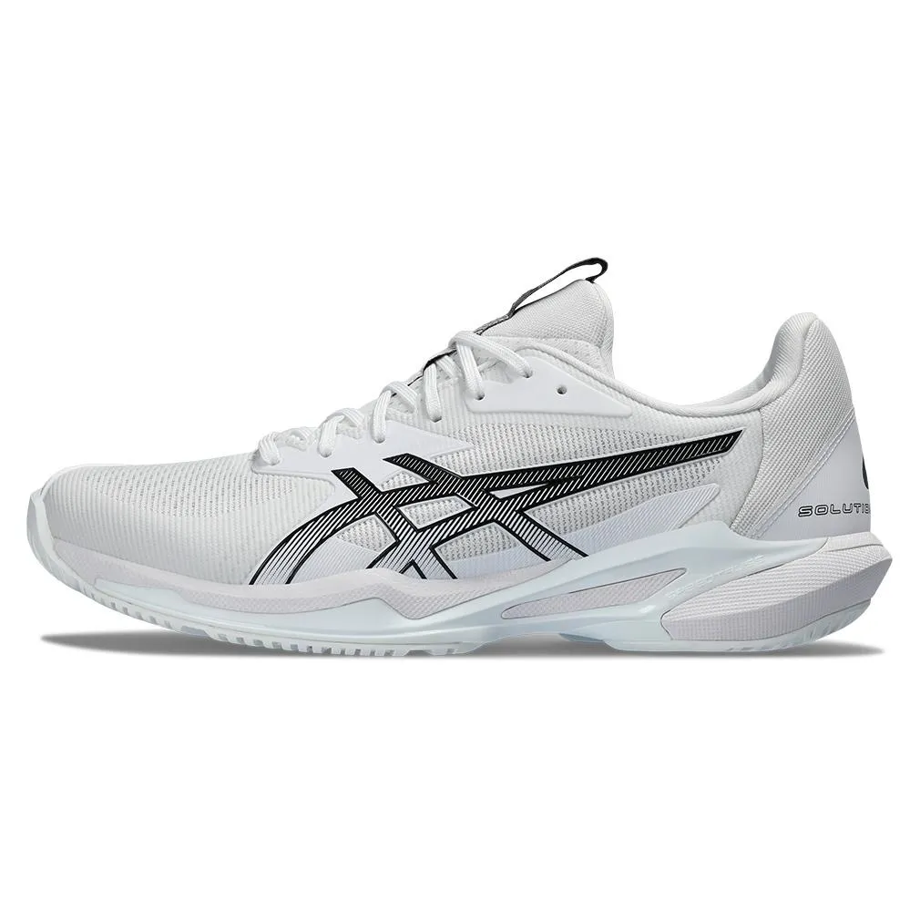 Men's Solution Speed FF 3 Tennis Shoes White and Black