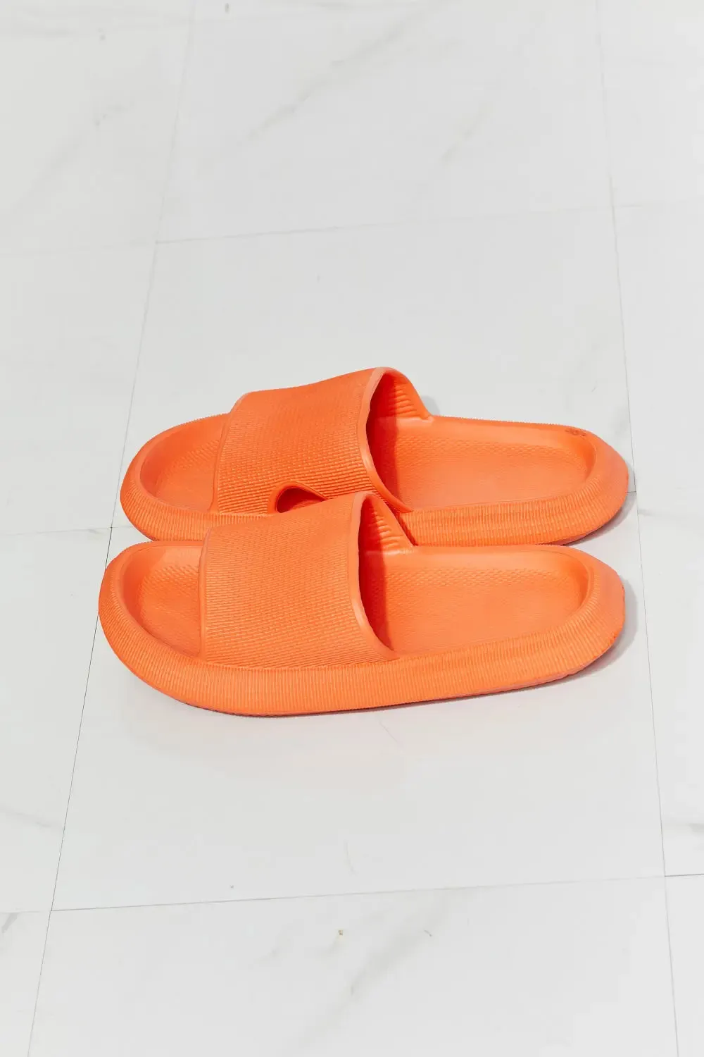 MMShoes Arms Around Me Open Toe Slide in Orange