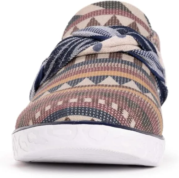 MUK LUKS Women's Boardwalk Stroll Sneaker-Beige Loafer 1200102-250