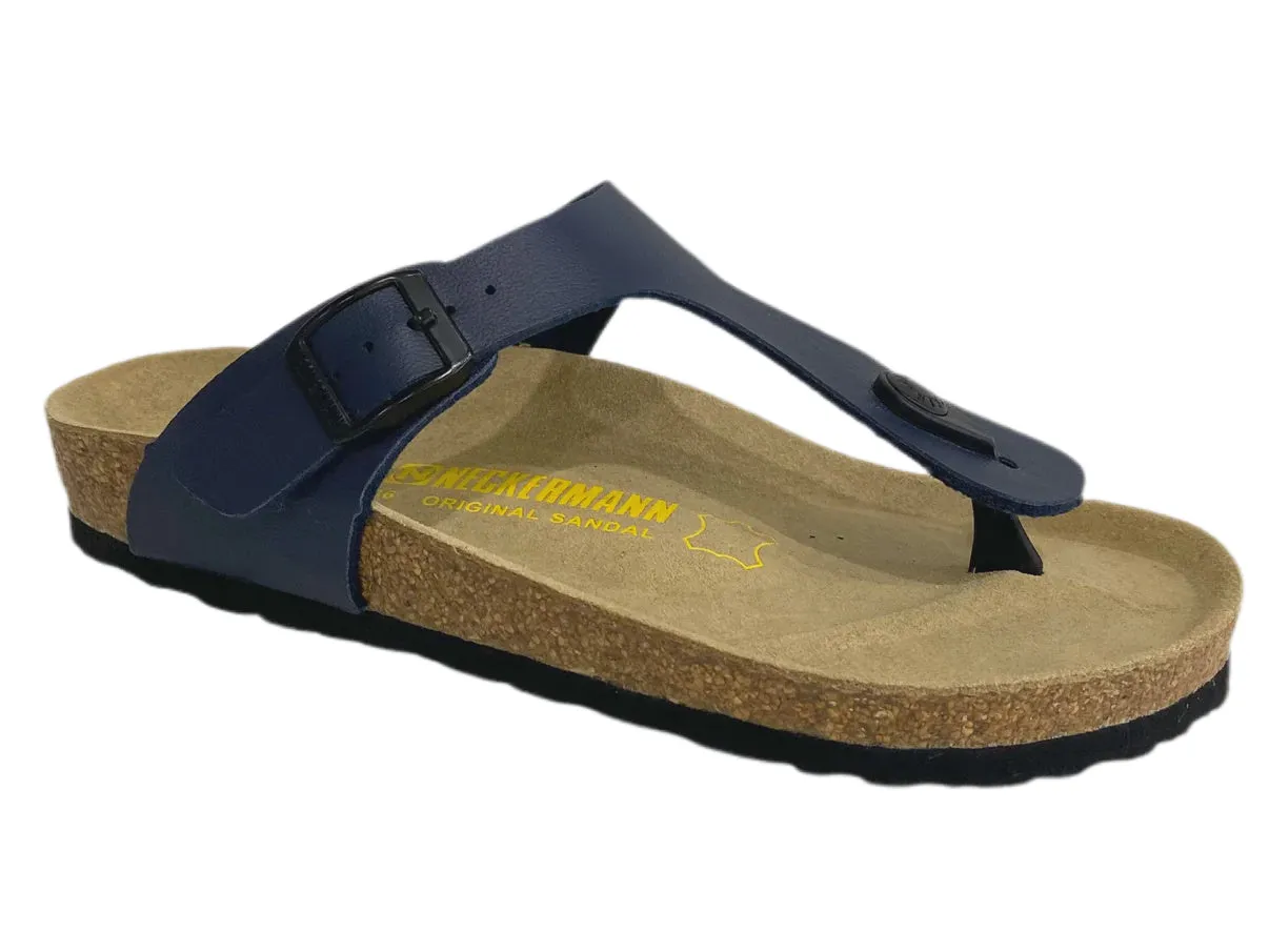 Neckermann Classic Thong Shoe Navy