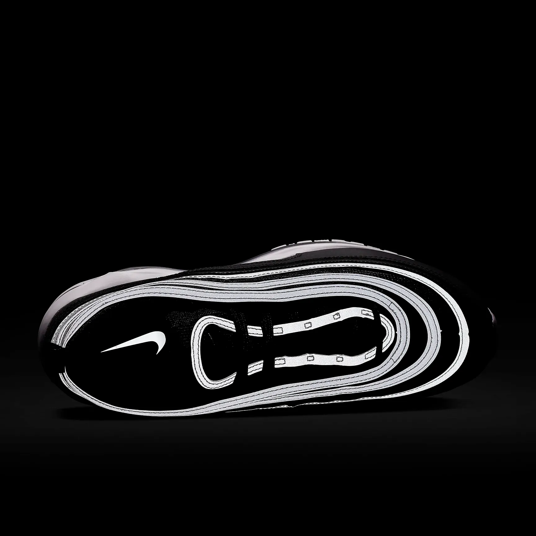 Nike Men's Air Max 97 Shoes - Black / White