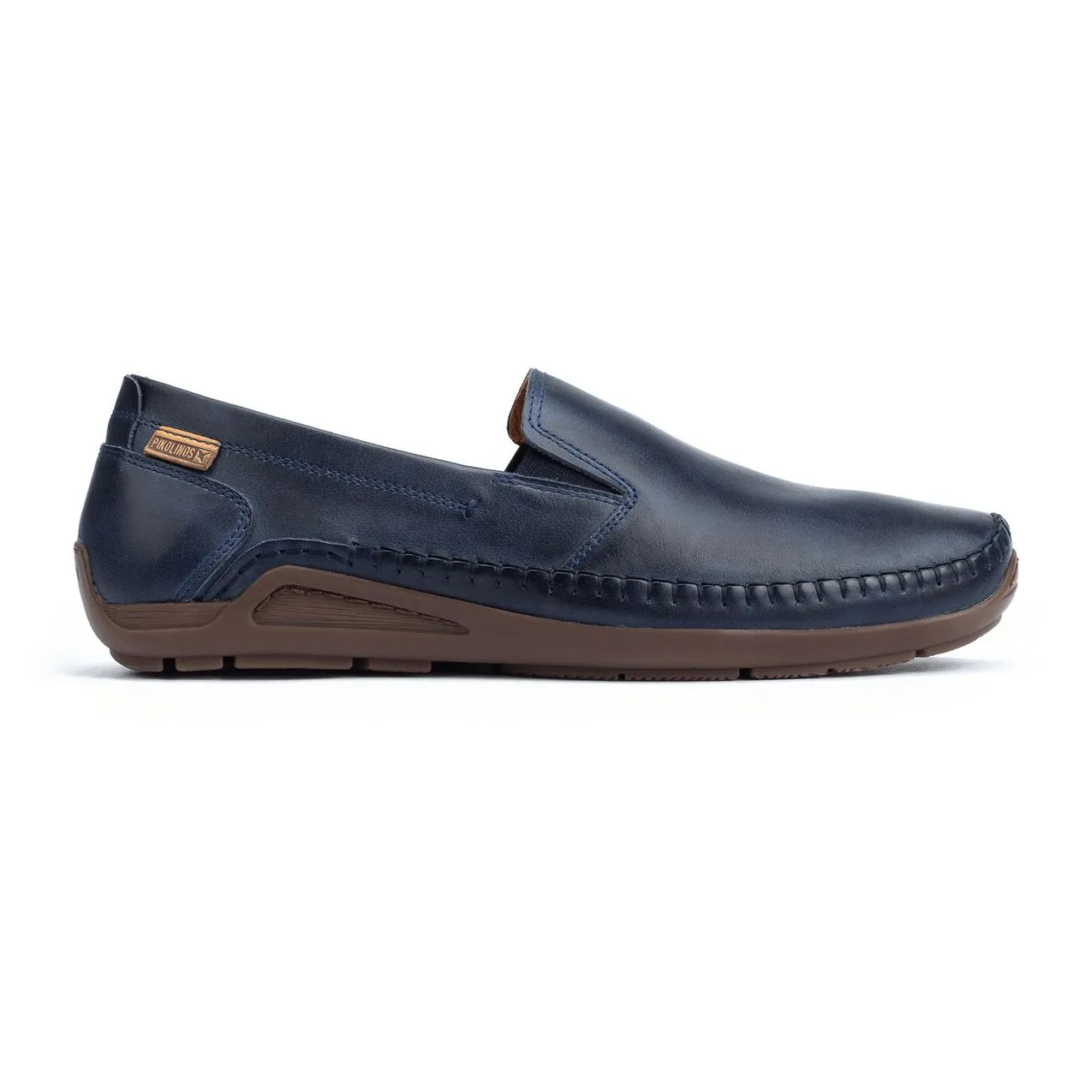 Pikolinos Azores 06H-5303 Mens Blue Leather Slip On Shoes