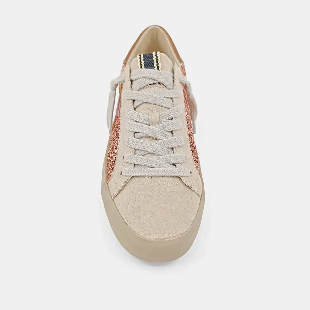 Shu Shop Paula Sneakers (Rose Gold Glitter)