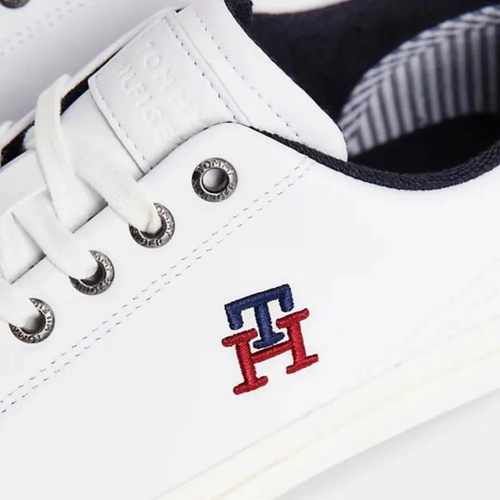 Tommy Hilfiger Hi Vulc Street Low Leather Men FM0FM0470-WHT