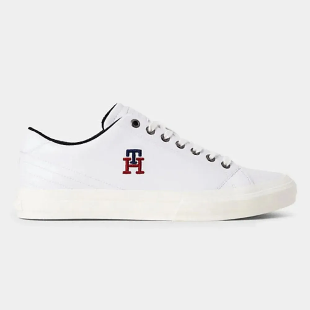 Tommy Hilfiger Hi Vulc Street Low Leather Men FM0FM0470-WHT