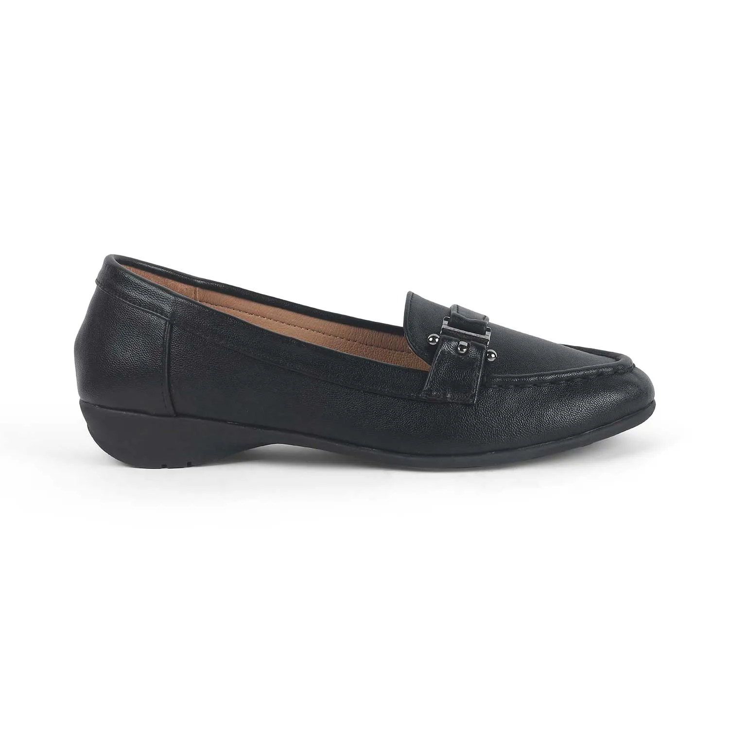 Tresmode Lasi Black Women's Casual Loafers