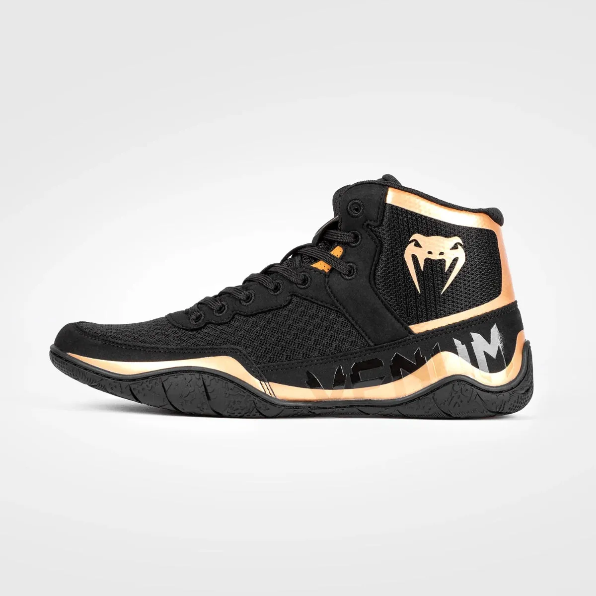 Venum Elite Wrestling Shoes Black/Bronze